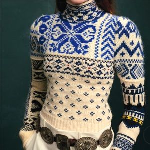 NWT Polo Ralph Lauren Fair Isle Turtleneck Sweater